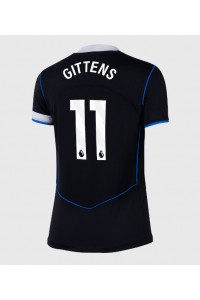 Chelsea Jamie Gittens #11 Jalkapallovaatteet Naisten Kolmaspaita 2025-26 Lyhythihainen